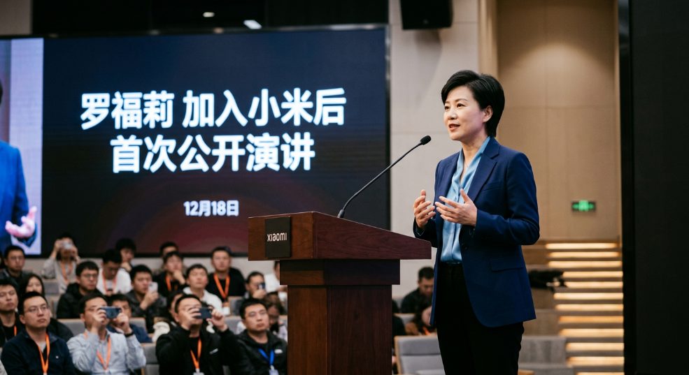 罗福莉加入小米后，首次公开演讲第二张图