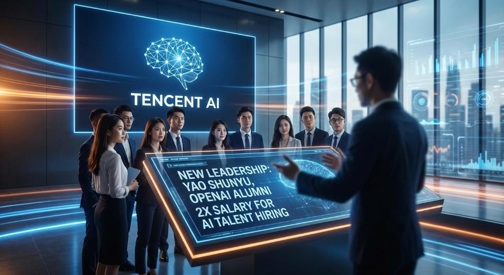 消息称腾讯大模型团队架构调整：前 OpenAI 研究员姚顺雨任要职，校招最高 2