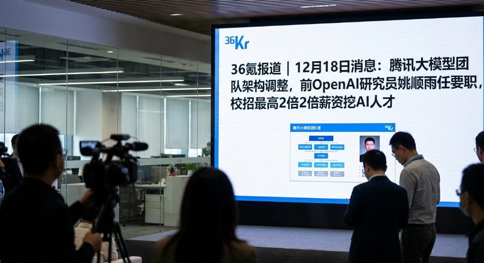 消息称腾讯大模型团队架构调整：前 OpenAI 研究员姚顺雨任要职，校招最高 2 倍薪资挖 AI 人才第二张图