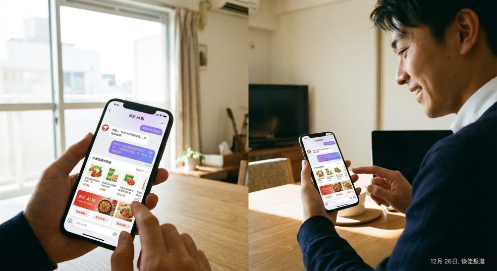 “京东 AI 购”独立 App 内测，能让智能体帮忙购物、点外卖第一张图