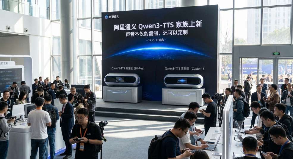 阿里通义 Qwen3-TTS 家族上新两款 AI模型：声音不仅能复制，还可以定制第一张图