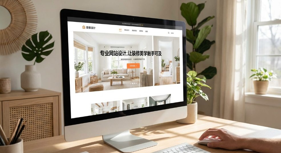 专业网站设计,让装修美学触手可及第一张图