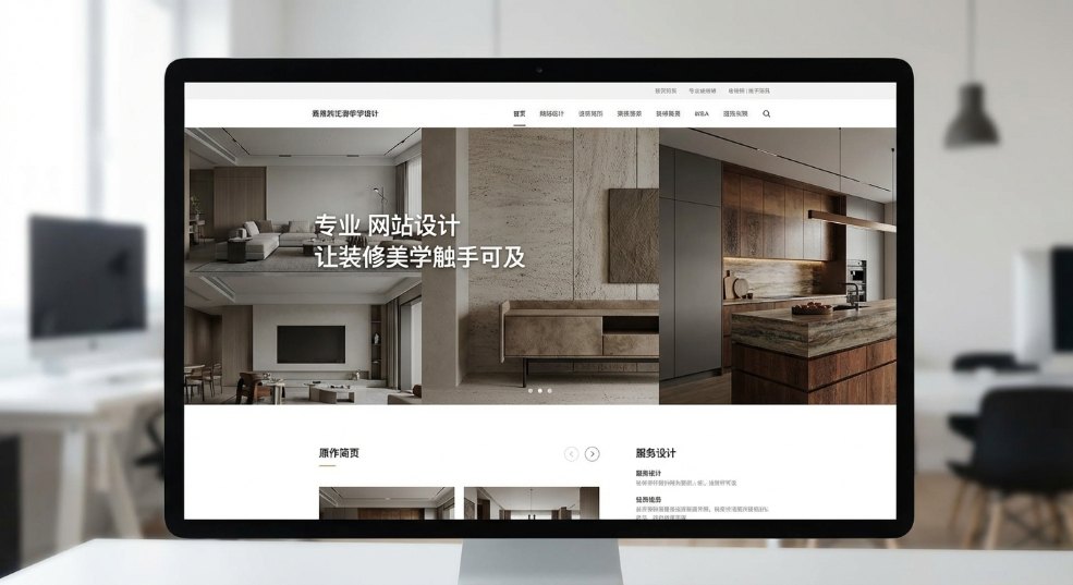 专业网站设计,让装修美学触手可及第二张图