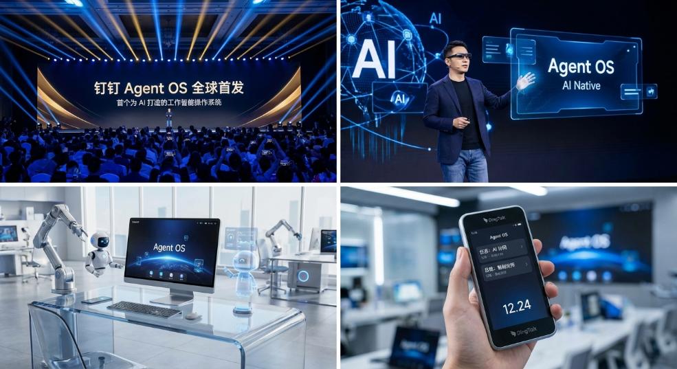 钉钉发布全球首个为 AI 打造的工作智能操作系统 Agent OS第二张图
