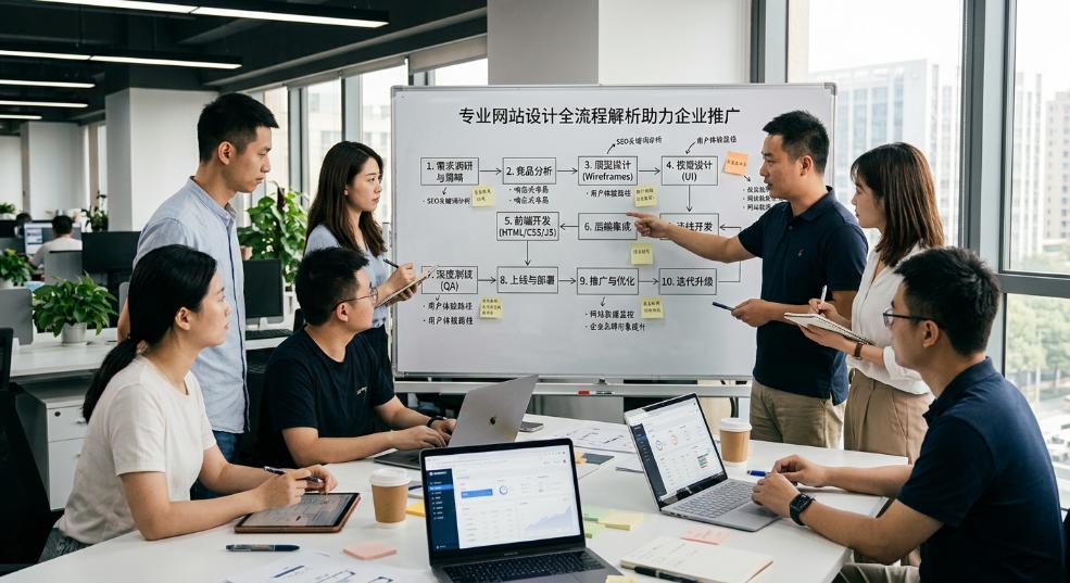 专业网站设计全流程解析助力企业推广第一张图