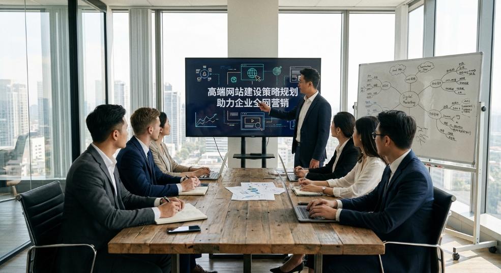 高端网站建设策略规划助力企业全网营销第一张图