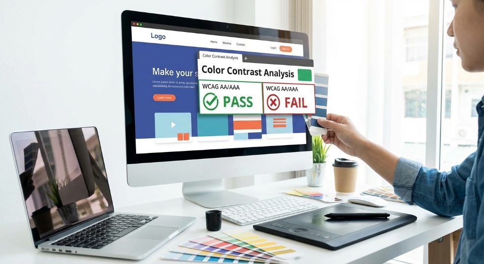 网站页面颜色对比度检测工具
