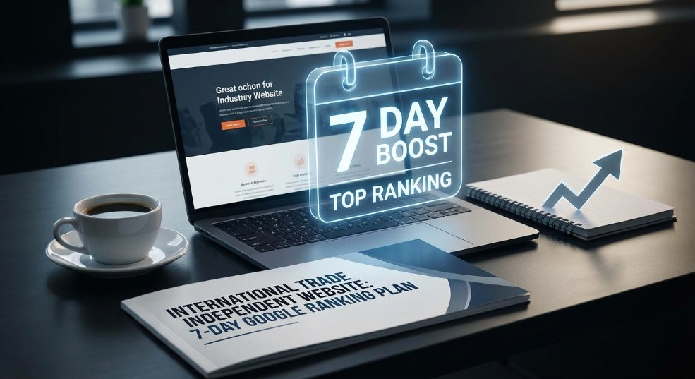 外贸独立站Google排名提升7天见效方案