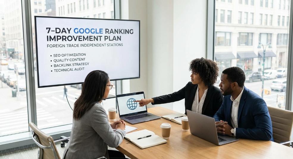 外贸独立站Google排名提升7天见效方案第一张图