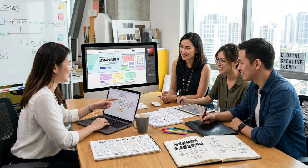 创意网站设计全流程定制升级第一张图