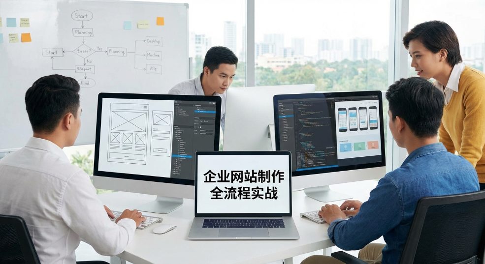 企业网站制作全流程实战