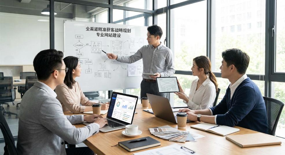 专业网站建设规划实现全渠道精准获客第一张图