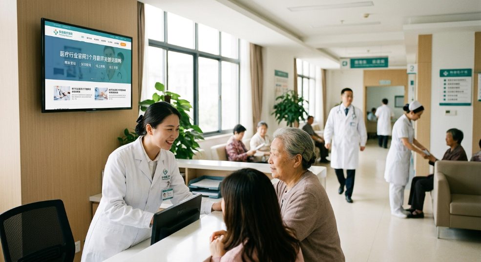 医疗行业官网3个月霸屏关键词第一张图