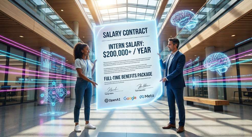 AI 推高“大厂实习生”薪资，OpenAI、谷歌等祭出全职员工级待遇