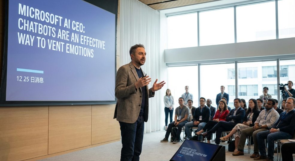 微软 AI CEO：聊天机器人是宣泄情绪的有效方式第一张图