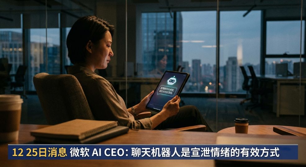 微软 AI CEO：聊天机器人是宣泄情绪的有效方式第二张图