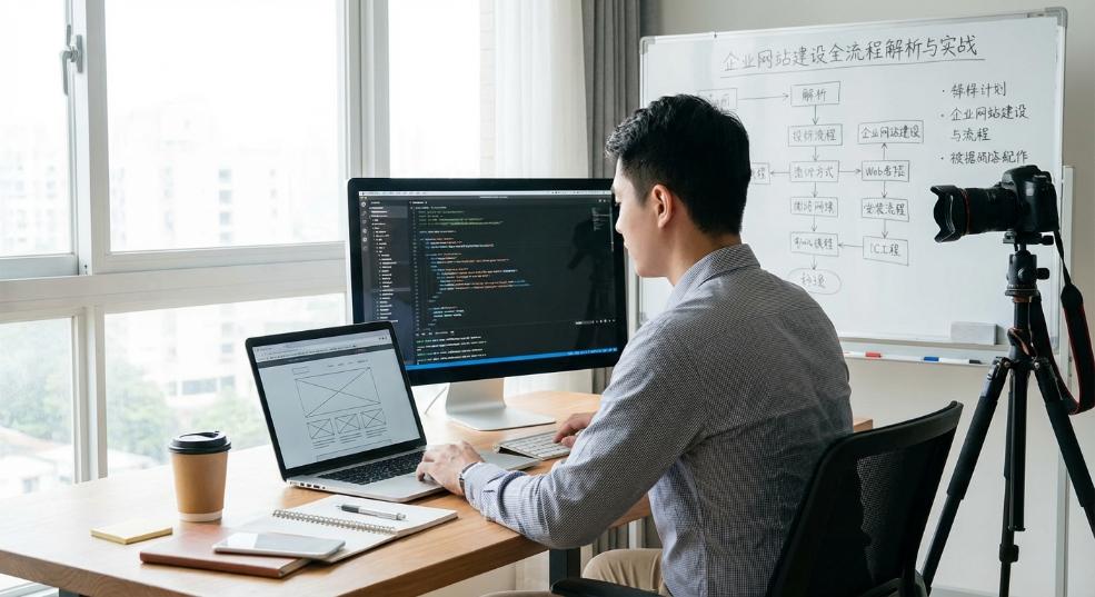 企业网站建设全流程解析与实战第一张图