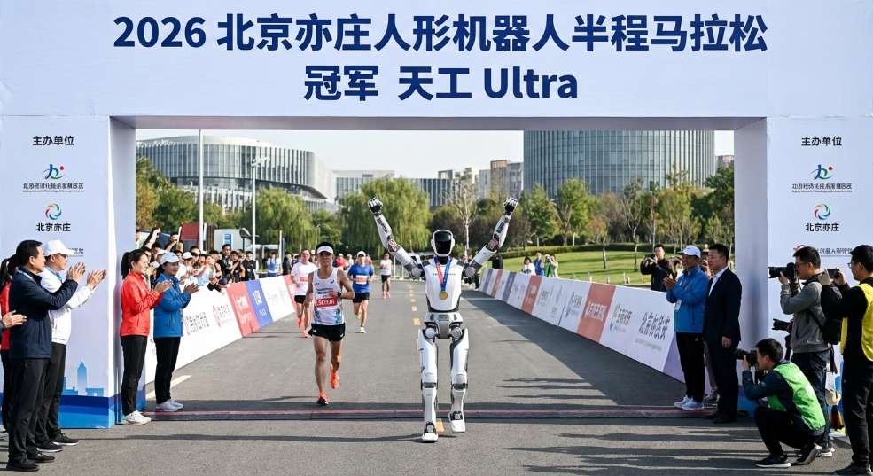 2026 北京亦庄人形机器人半程马拉松开启报名，首届天工 Ultra 夺冠第一张图