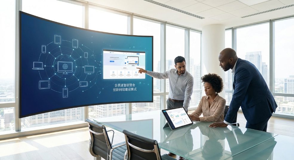 创新网站建设模式实现全渠道智能整合