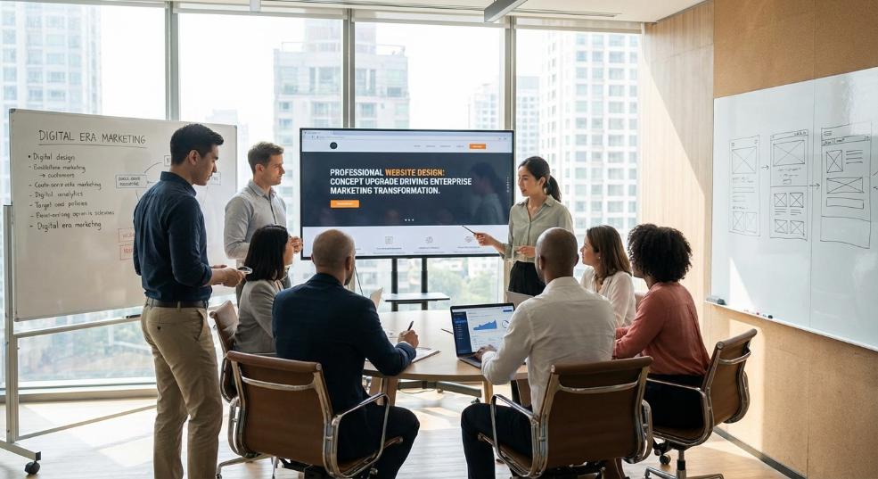 专业网站设计理念升级驱动企业营销转型第一张图
