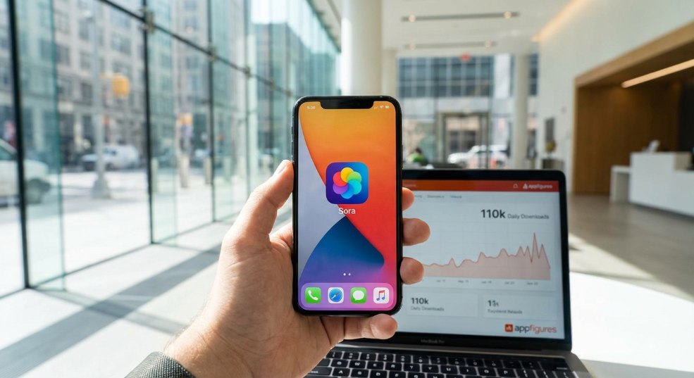 OpenAI 视频生成应用 Sora 首周 iOS 下载量超 ChatGPT，日下载峰值近 11 万第二张图