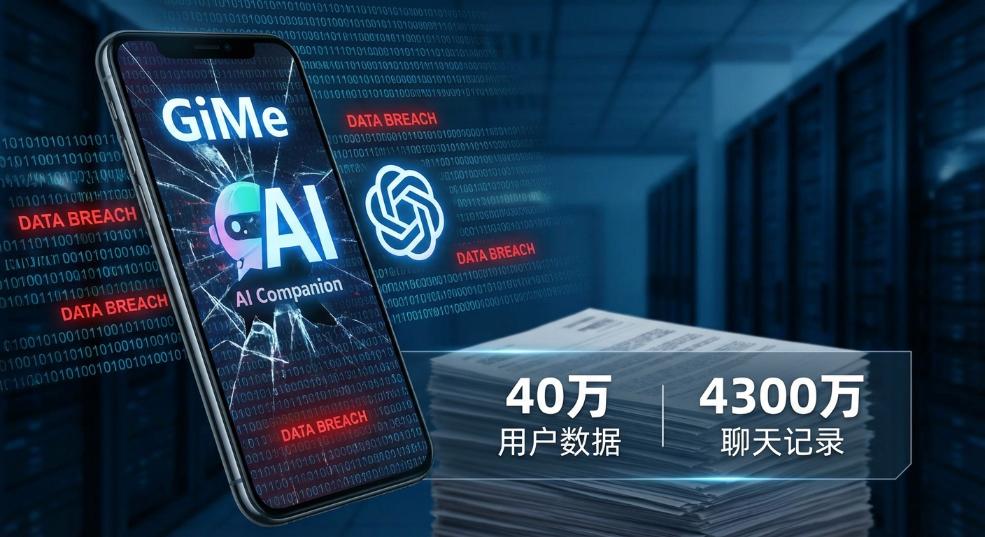 GiMe 等两款“AI女友”应用曝泄露 40 万用户数据，4300 万条聊天记录