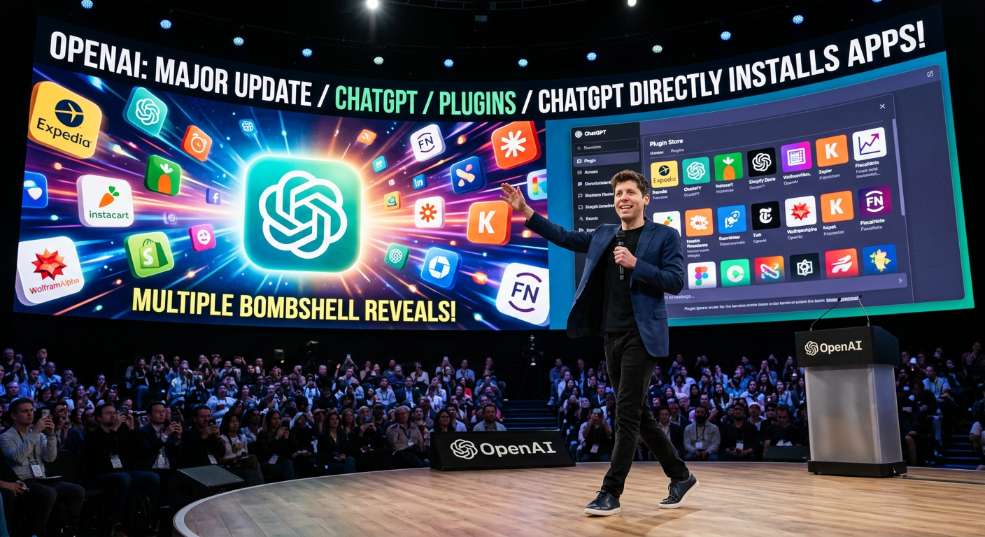 OpenAI 多个重磅炸弹公布：ChatGPT 里直接装 App