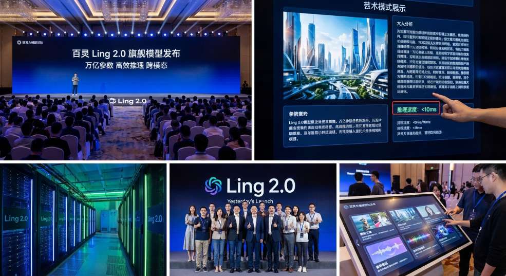 百灵发布万亿参数旗舰模型，高效推理与跨模态能力全面升级第二张图