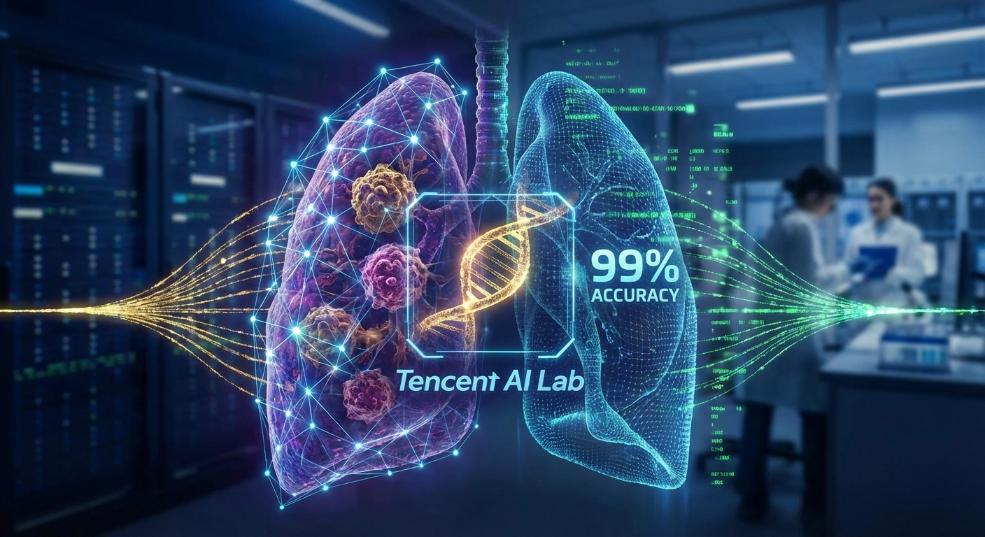 腾讯 AI 实现肺癌基因突变预测，精度最高 99%