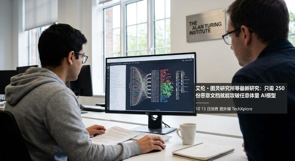 艾伦・图灵研究所等最新研究：只需 250 份恶意文档就能攻破任意体量 AI模型第一张图