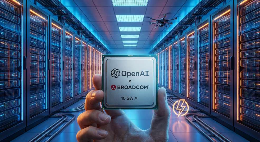 OpenAI 宣布自研 AI 芯片：携手博通部署 10 吉瓦算力