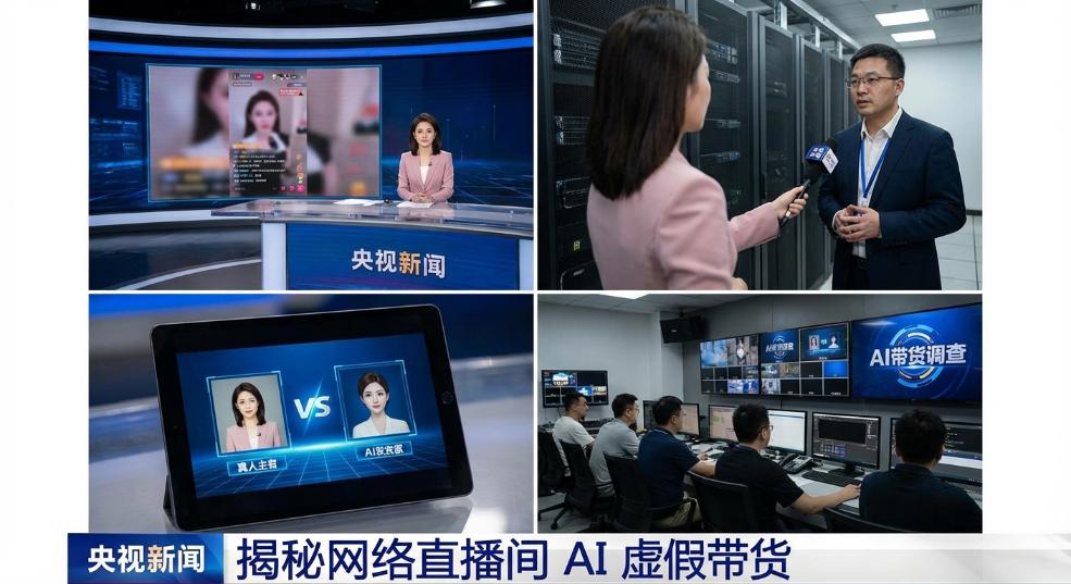 央视揭秘网络直播间 AI 虚假带货第二张图