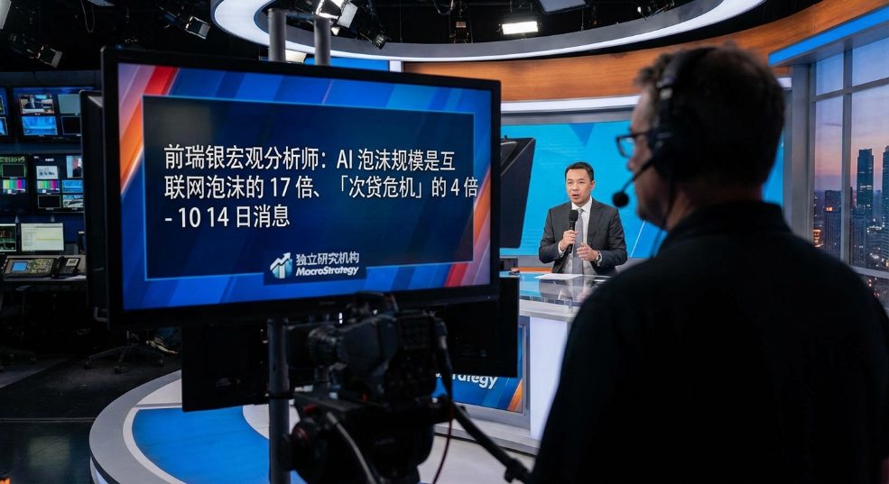 前瑞银宏观分析师：AI 泡沫规模是互联网泡沫的 17 倍、「次贷危机」的 4 倍第二张图