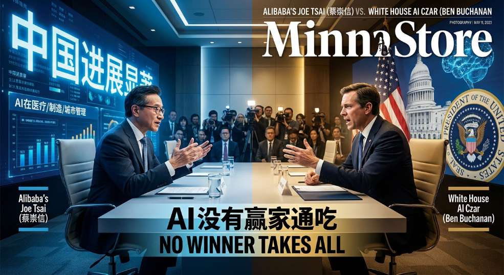 阿里巴巴蔡崇信激辩“白宫 AI 沙皇”：AI 应用中国进展显著，AI 没有赢家通