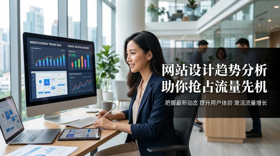 网站设计趋势分析助你抢占流量先机