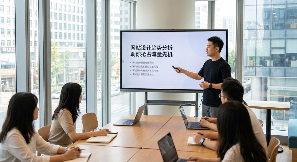 网站设计趋势分析助你抢占流量先机第一张图