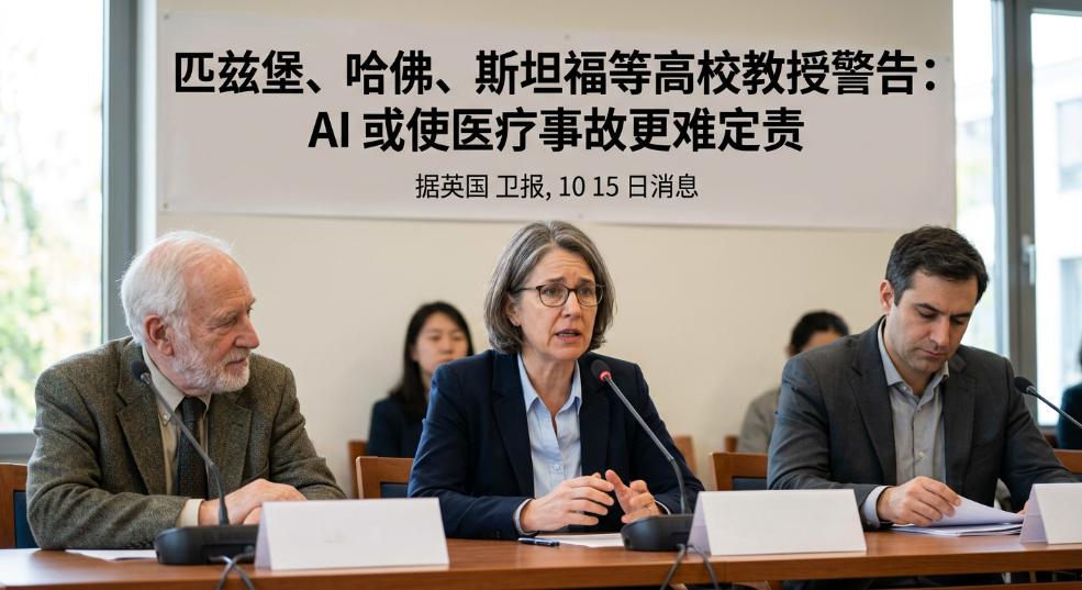 匹兹堡、哈佛、斯坦福等高校教授警告：AI 或使医疗事故更难定责第一张图