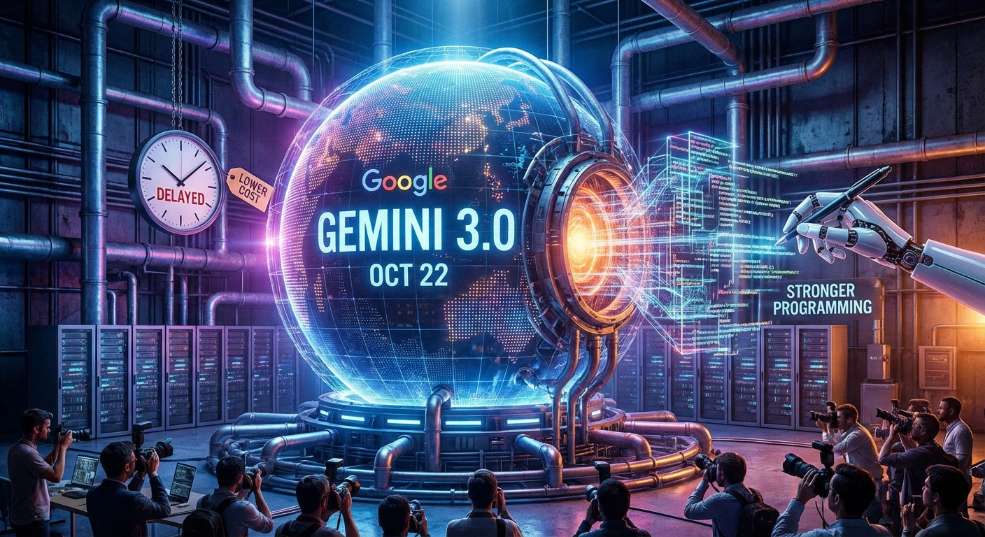 谷歌最强模型 Gemini 3.0 被曝 10 月 22 日登场：延迟、成本更低