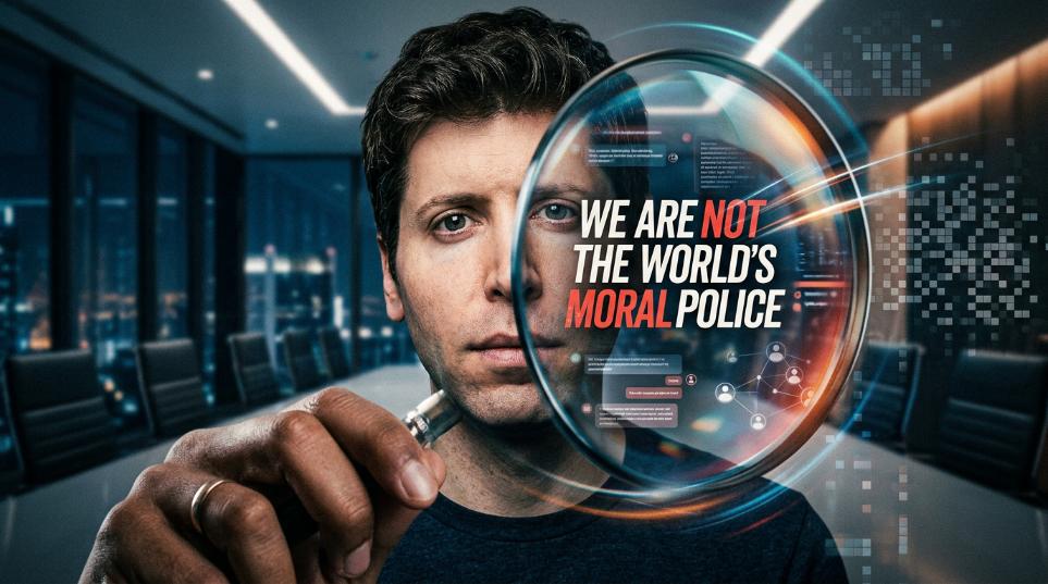 OpenAI 放宽 ChatGPT 成人内容引争议，奥尔特曼回应称“我们不是世界