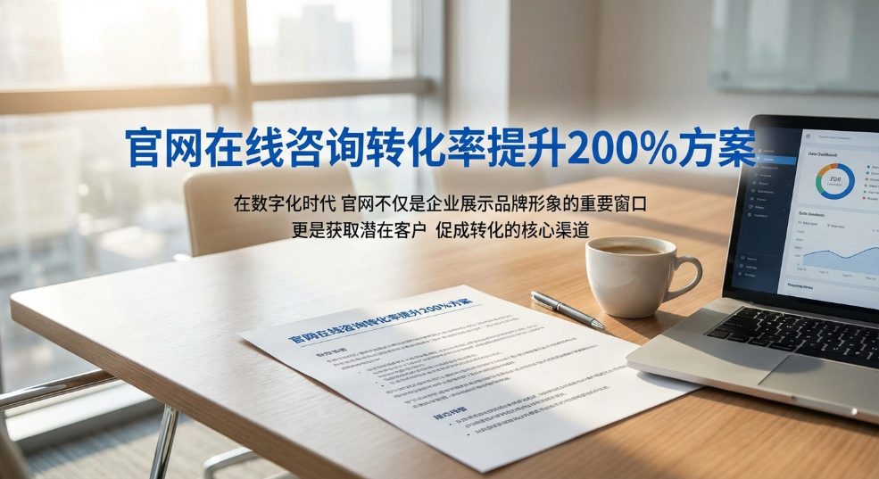 官网在线咨询转化率提升200%方案第一张图