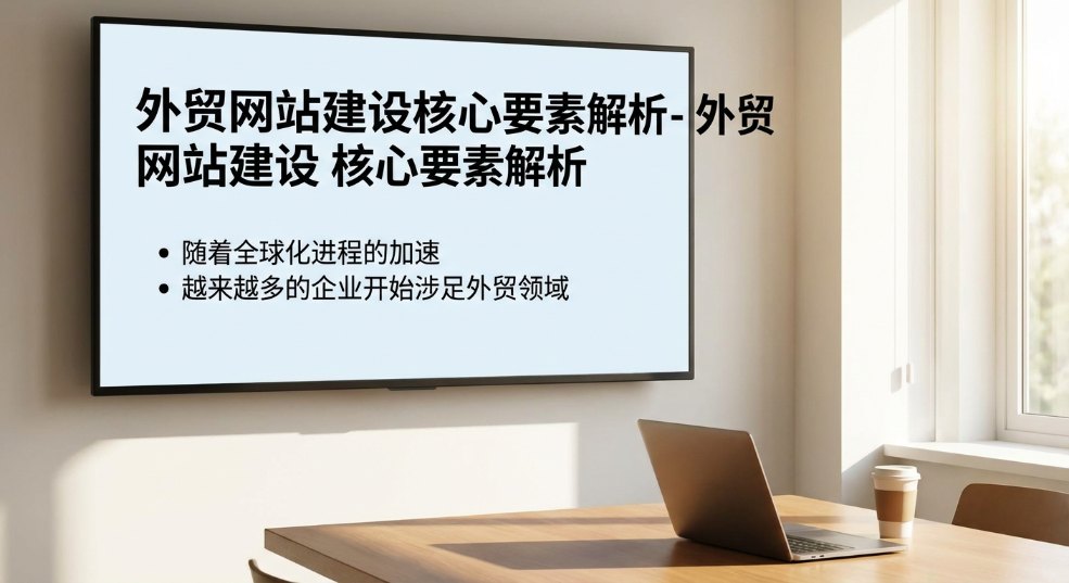 外贸网站建设核心要素解析第一张图