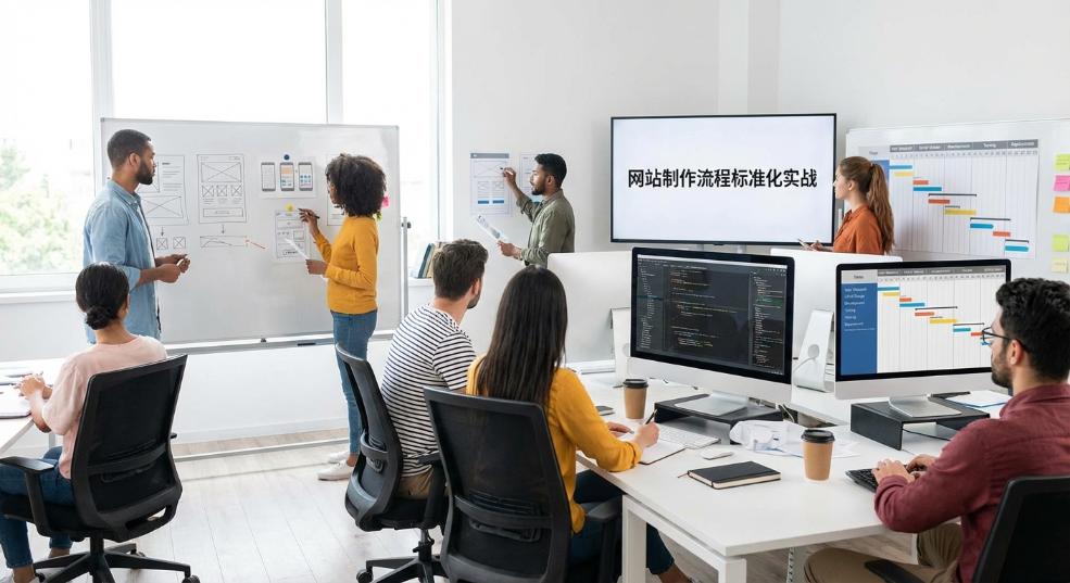 网站制作流程标准化实战第一张图