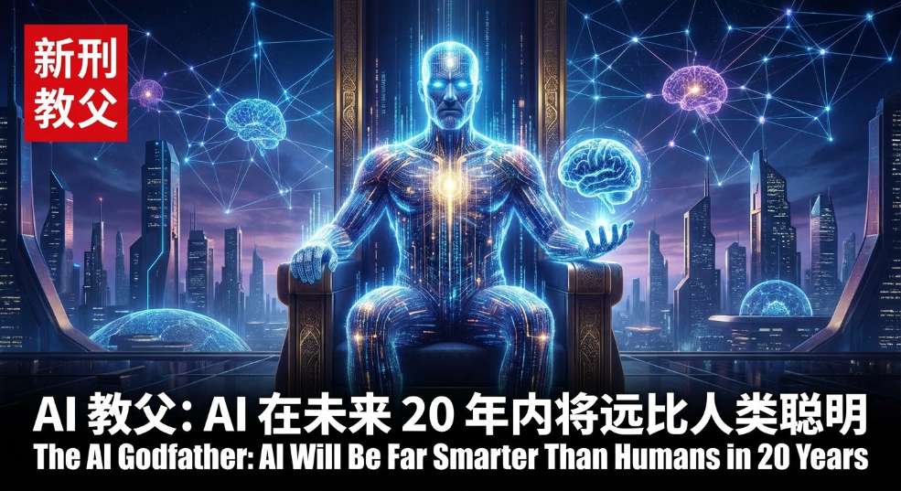 AI 教父：AI 在未来 20 年内将远比人类聪明