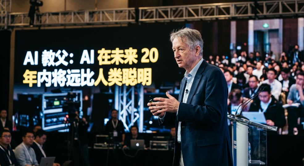 AI 教父：AI 在未来 20 年内将远比人类聪明第二张图