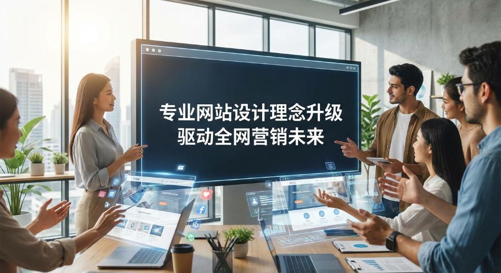专业网站设计理念升级驱动全网营销未来
