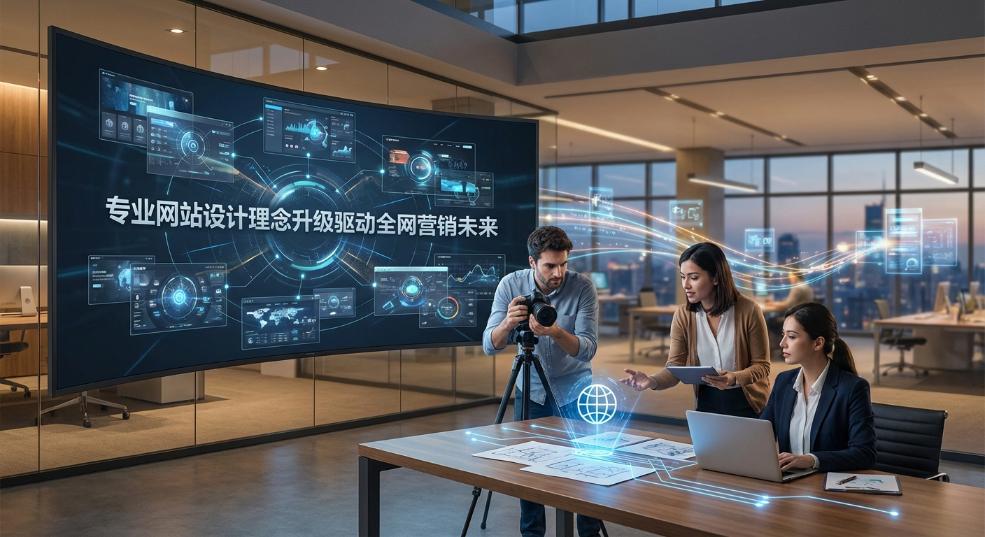 专业网站设计理念升级驱动全网营销未来第二张图