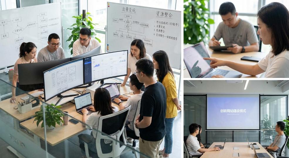 创新网站建设模式整合资源实现流量变现第二张图