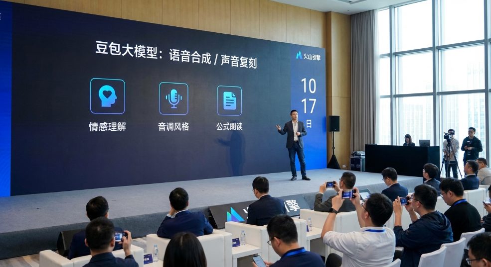 豆包发布语音合成 / 声音复刻等四款大模型：能理解情感、调节音调风格、准确读出公式第一张图