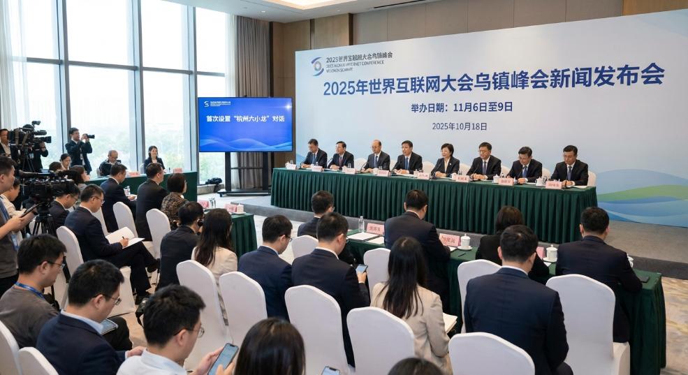 2025 年世界互联网大会乌镇峰会 11 月 6 日至 9 日举办，首次设置“杭州六小龙”对话第一张图