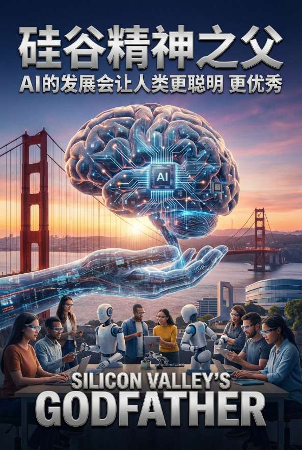 硅谷精神之父：AI 的发展会让人类更聪明、更优秀